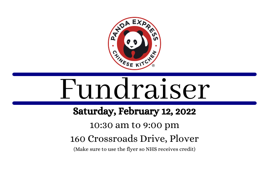 Panda Express Fundraiser Saturday, Feb 12, 2022